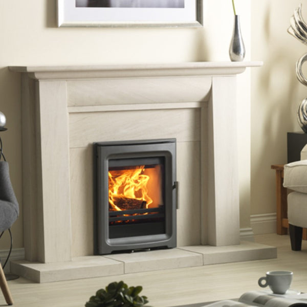 CJ Purevision LPV8 Linea Multi fuel 8kW Stove Charlton and Jenrick fires stoves and woodburners from your local stockist The Stove House in Midhurst Nr Chichester Haslemere West Dean Petworth Pulborough Arundel Storrington and surrounding areas -The Stove House - 01730810931