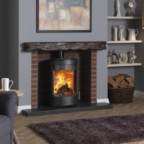 CJ Purevision LPV8 Linea Multi fuel 8kW Stove Charlton and Jenrick fires stoves and woodburners from your local stockist The Stove House in Midhurst Nr Chichester Haslemere West Dean Petworth Pulborough Arundel Storrington and surrounding areas -The Stove House - 01730810931
