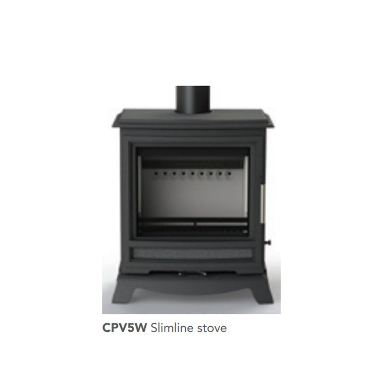 CJ Purevision LPV8 Linea Multi fuel 8kW Stove Charlton and Jenrick fires stoves and woodburners from your local stockist The Stove House in Midhurst Nr Chichester Haslemere West Dean Petworth Pulborough Arundel Storrington and surrounding areas -The Stove House - 01730810931