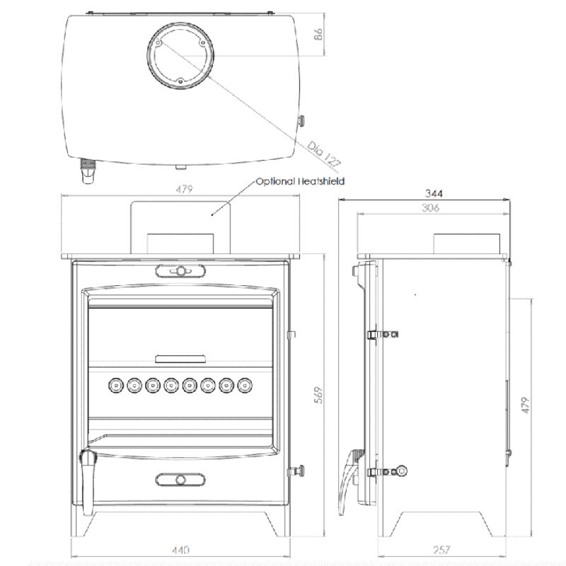 CJ Fireline Linea Multi fuel 7kW Stoves. Charlton and Jenrick fires stoves and woodburners from your local stockist The Stove House in Midhurst Nr Chichester Haslemere West Dean Petworth Pulborough Arundel Storrington and surrounding areas -The Stove House - 01730810931