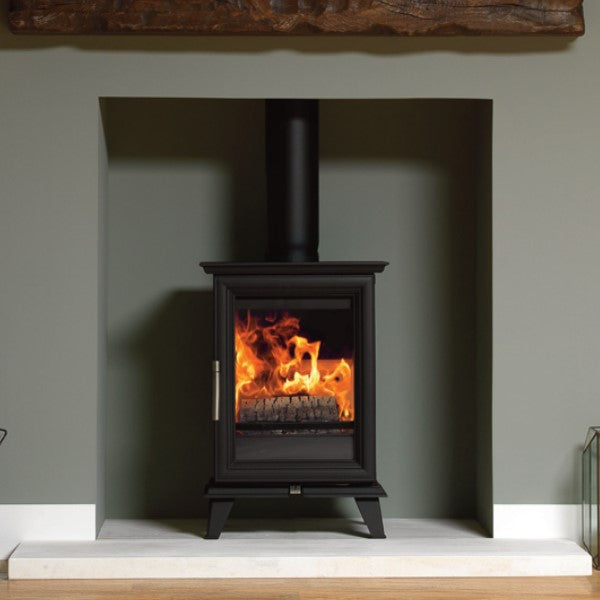 Charlton &amp; Jenrick Woodtec 5 Style 5kW Wood Burning Stove - The Stove House Ltd