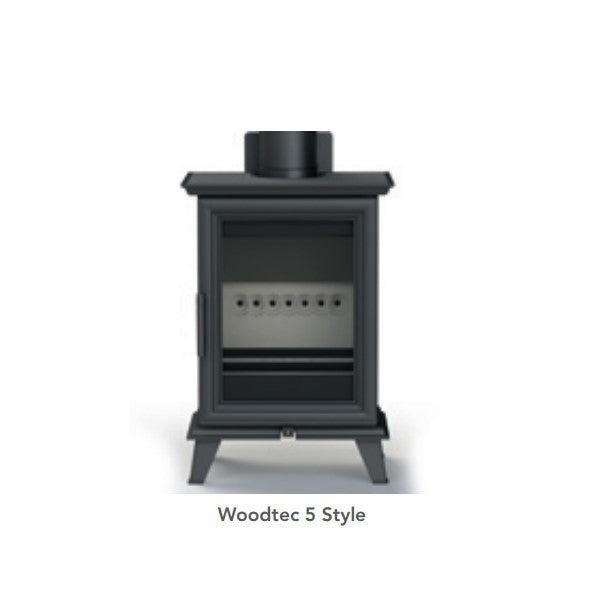 Charlton &amp; Jenrick Woodtec 5 Style 5kW Wood Burning Stove - The Stove House Ltd