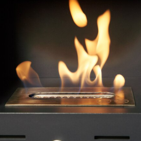 Carino - Bioethanol Modern Stove that burns bio ethanol eco fuel which means its doesn't need a chimney. Available at The Stove House 01730 81093