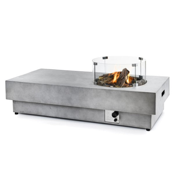 Agni Gas Fit Pit Table - Grey - The Stove House Ltd