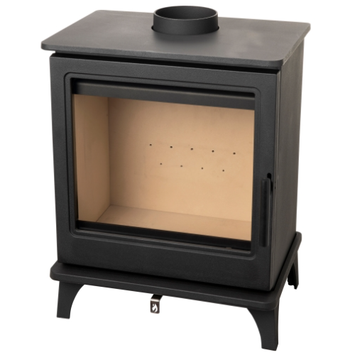 Mi-Fires Large Washington 5kW Wood Stove.  ECODesign 2022, Smoke Control Area Exempt, 80.4% Efficient, A+ Energy Rating at The Stove House Ltd. West Sussex