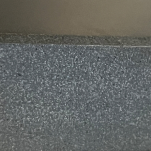 Small Teardrop Black Granite Hearth - 900 mm x 900 mm x 20 mm thick at The Stove House Ltd. West Sussex.