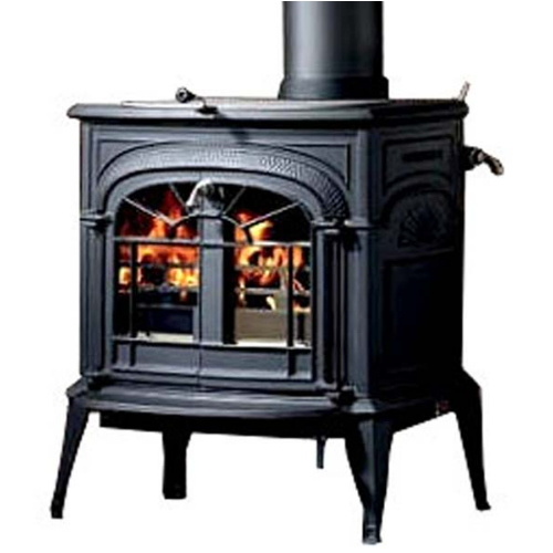 Vermont Castings 2022 Intrepid Cleanburn Eco Design Ready Wood Stove - Matt Black at The Stove House Ltd. West Sussex.