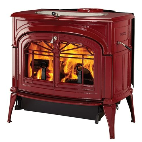 Vermont Castings Encore Flexburn Wood Stove - Bordeaux Enamel at The Stove House Ltd. West Sussex.