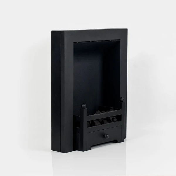 A Bioethanol metal Fireplace box Insert to sit inside a fireplace