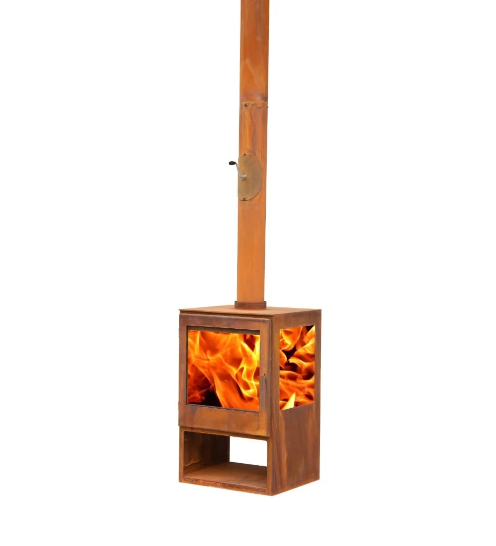 WOODFORD GARDEN FIRE - RUST - The Stove House