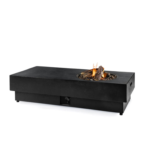Agni Gas Fit Pit Table - Black - The Stove House Ltd 07469842003