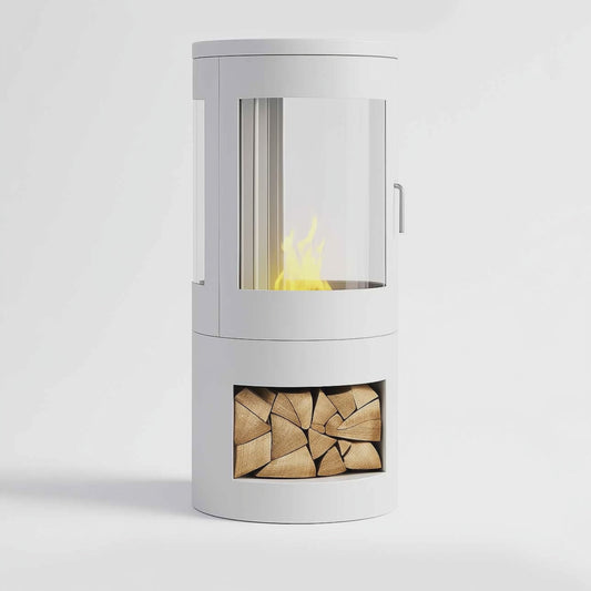 Howarth White Bioethanol Modern Stove / No Flue at The Stove House Ltd. West Sussex