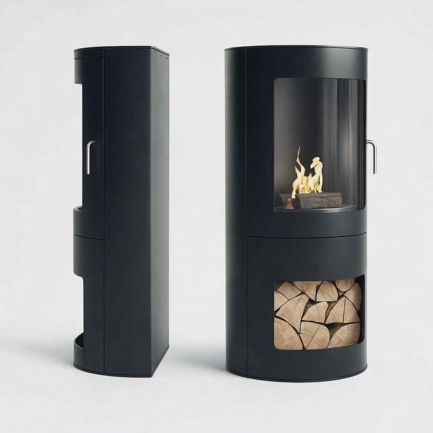 Burford Bioethanol Stove.  No chimney or flue required as smoke free at The Stove House Ltd. West Sussex.