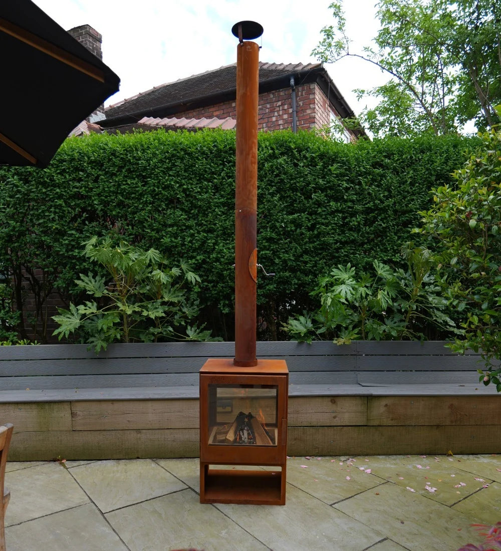 WOODFORD GARDEN FIRE - RUST - The Stove House
