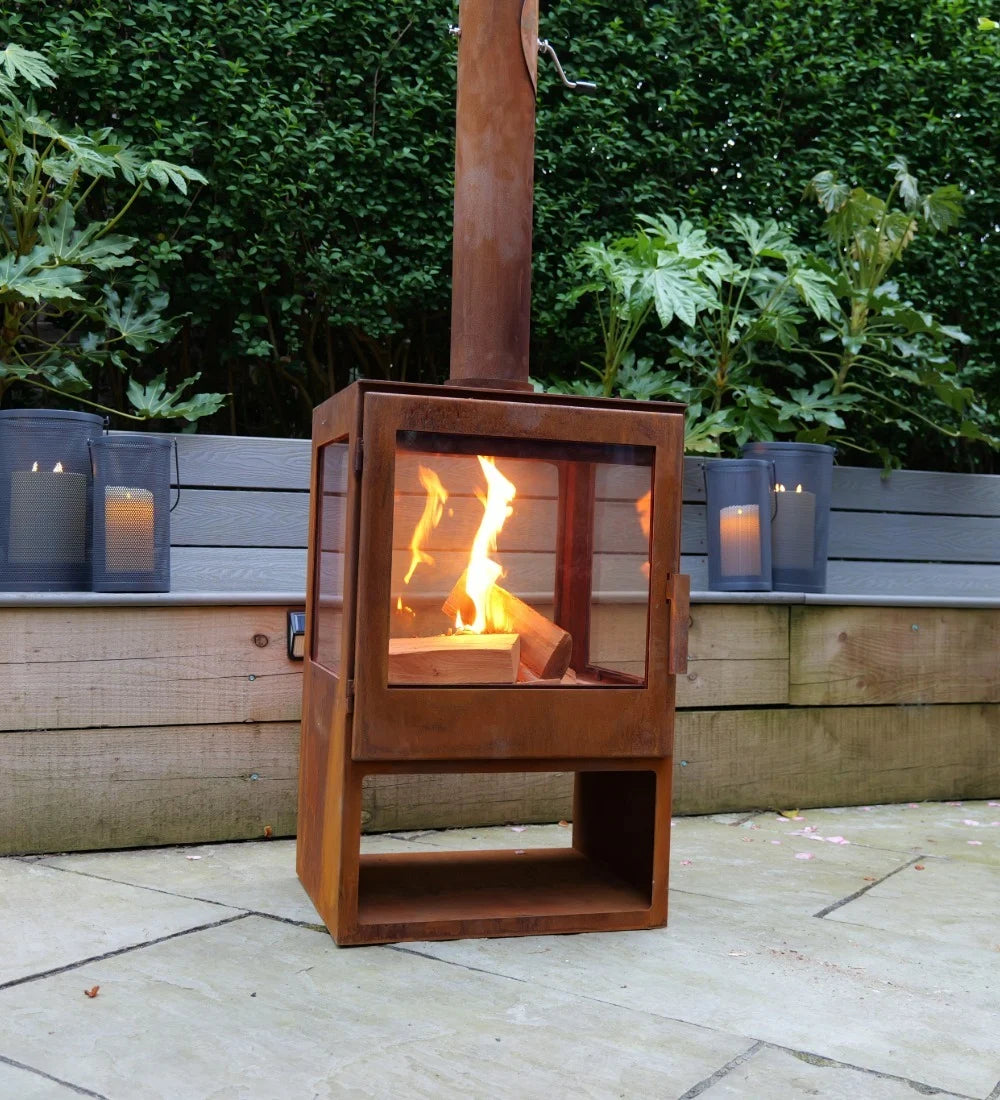 WOODFORD GARDEN FIRE - RUST - The Stove House