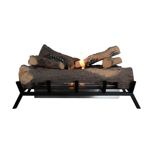 2.5L Bioethanol Traditional Basket Grate that can house artificial logs to go into a fireplace from The Stove House your local bio fireplace showroom in Midhurst between West Dean, Chichester &  Haslemere Hampshire 01730 810931
