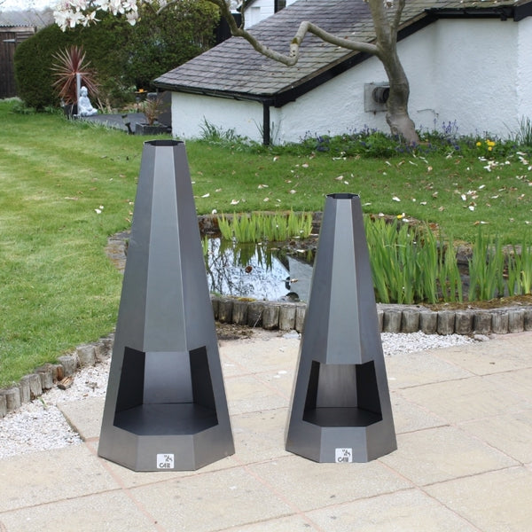 Apollo 1 and 2 The Stove House in West Sussex Midhurst are now supplying outdoor fire pits, BBQs & Modern Chimineas, which are manufactured using CorTen steel. 