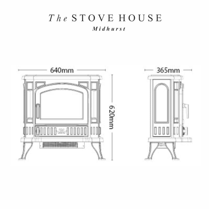 Broseley Winchester Electric Stove - The Stove House