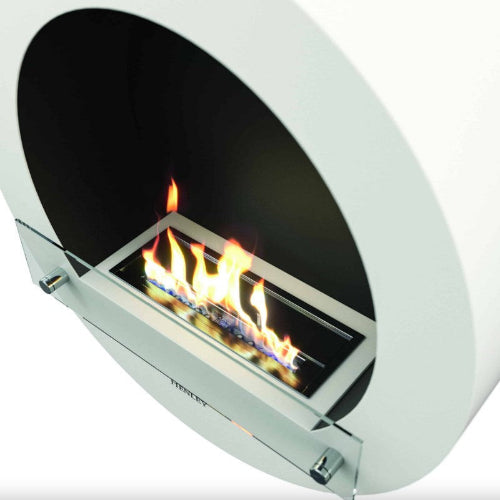 Henley Hamburg Wall-Mounted Bioethanol Fire. The Hamburg is a perfect modern-day wall stove for your home, with no chimney or flue required at The Stove House Ltd. West Sussex