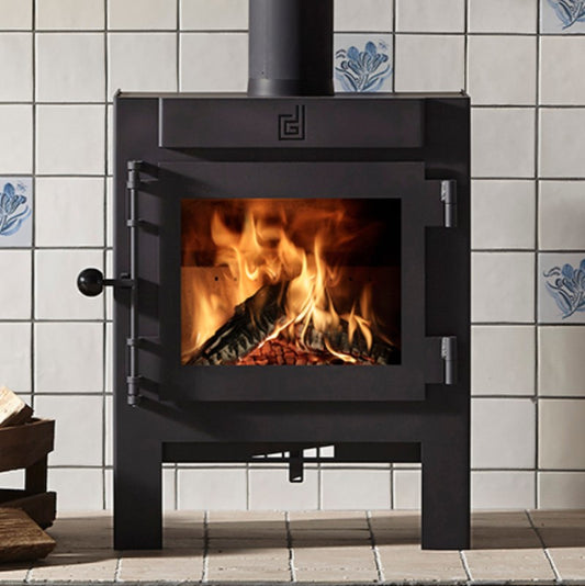 Dik Geurts Jannik medium & low EA Woodburner Stove - The Stove House Midhurst Nr Chichester West Sussex