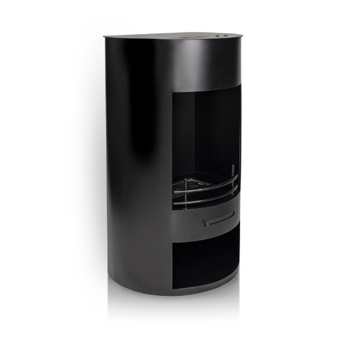 Black Matt Finish Luna Bioethanol Stove - The Stove House 01730 810931