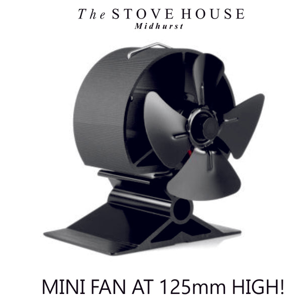 4 Blade Mini Heat Powered Stove Fan - The Stove House