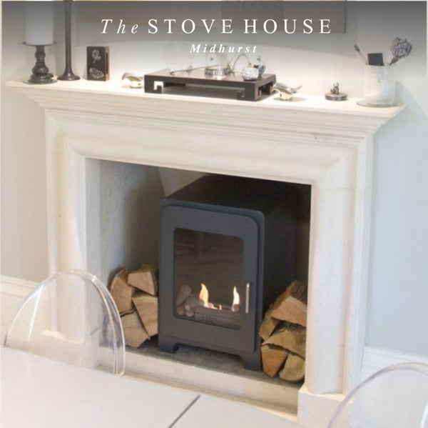 Moritz Bioethanol Small Modern Stove - No Flue Required - The Stove House