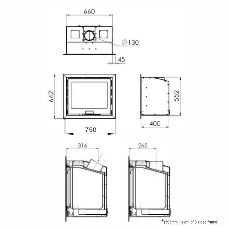 Di Lusso R6 Stove - The Stove House