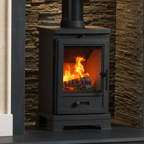 Capital fire Bassington Compact Eco Multi Fuel Woodburning Stove – The Stove  House