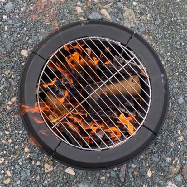 Fire pit grill insert sale