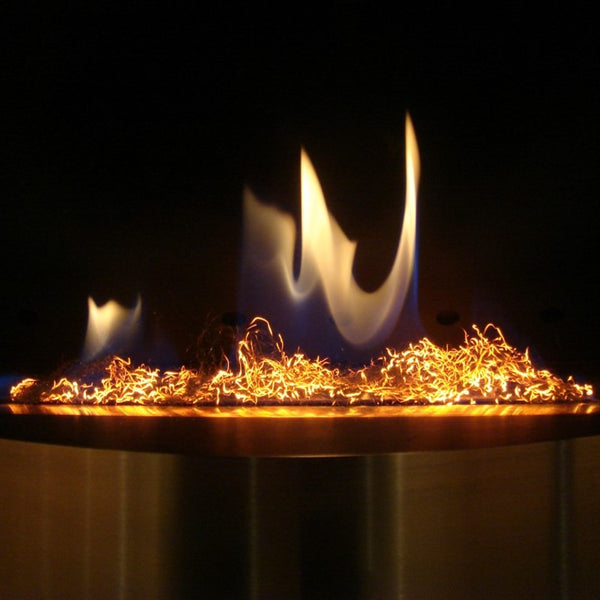Fibre Glow Ember Bed for Bioethanol Fires. The perfect accessory for your bioethanol fire, to go over the flames to give an effect of real glowing embers. Bio stoves & fires are a great idea for shepherd's huts & conservatories. All available from The Stove House 01730 810931 your local stove shop Midhurst West Sussex