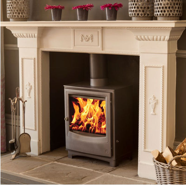 Arada Farringdon Small Eco Stove - Black / Grey – The Stove House