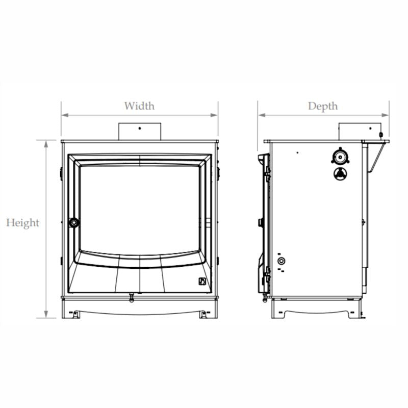 Arada Farringdon Catalyst Eco Stove - The Stove House