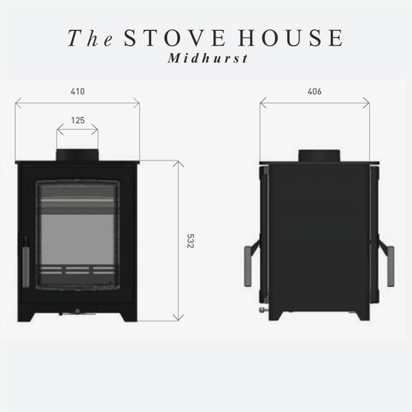 Parkray Aspect 4 Double Sided Single Depth - The Stove House