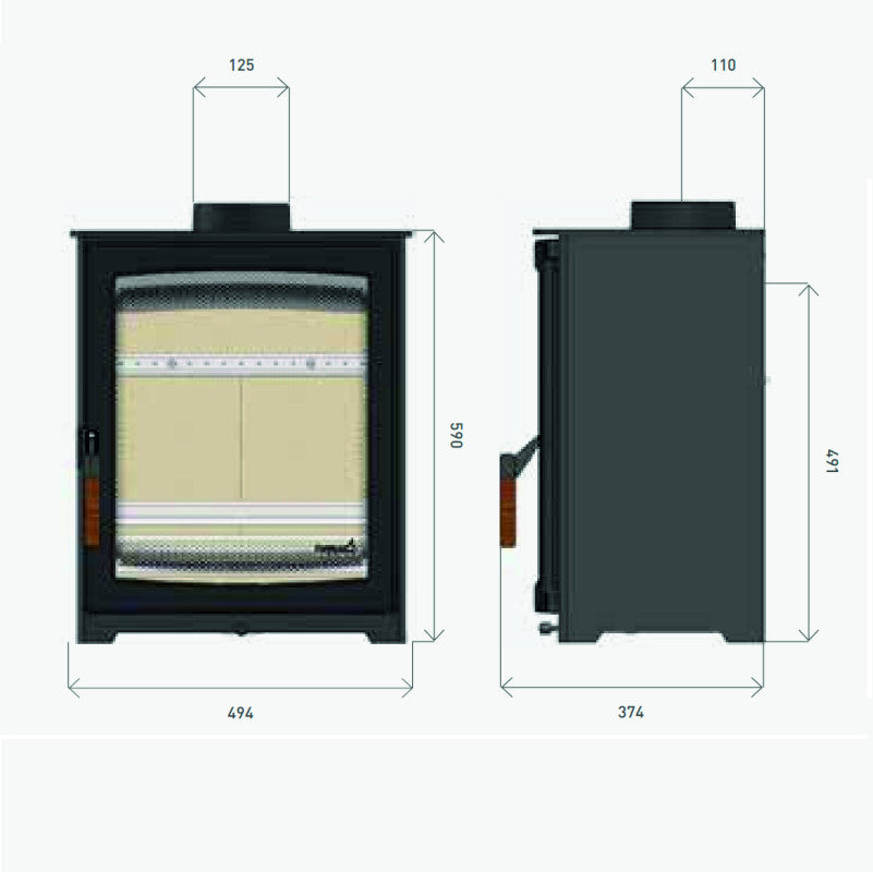 Parkray Aspect 5 Compact - The Stove House