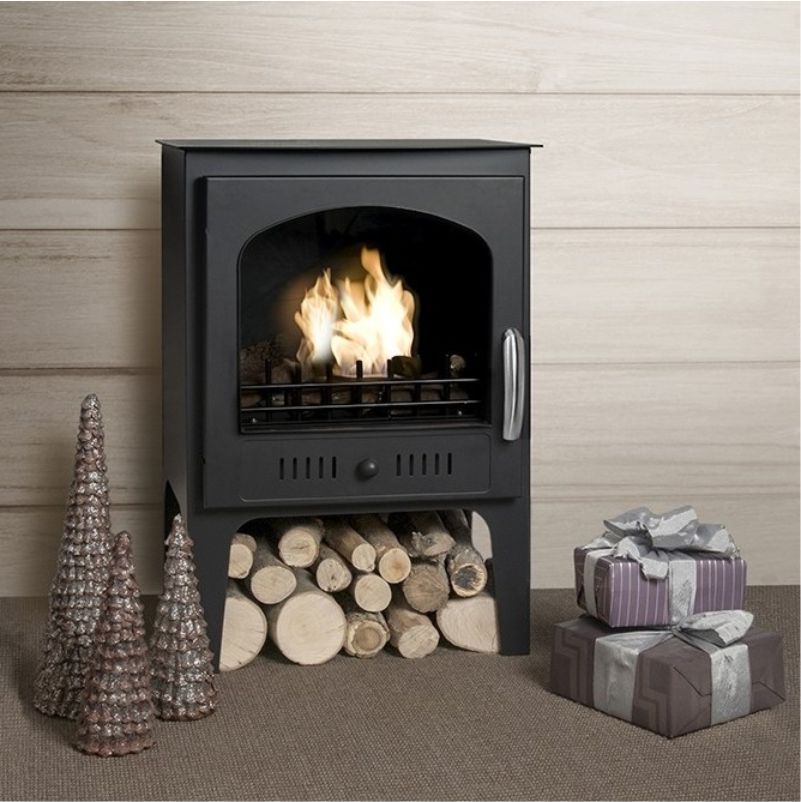 Bioethanol Traditional Black Stove / No Flue - The Stove House