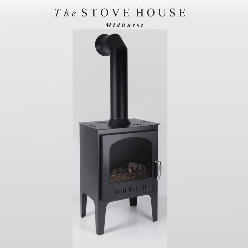 Bioethanol Traditional Black Stove / No Flue - The Stove House