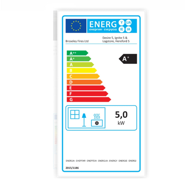Broseley Desire 5 Widescreen Stove - The Stove House Midhurst Nr Chichester West Sussex