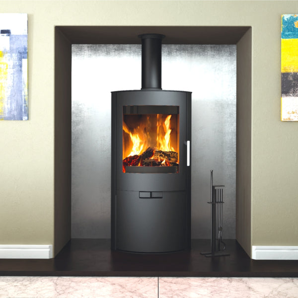 Flair 8 Modern Woodburning Stove - The Stove House Midhurst Nr Chichester West Sussex
