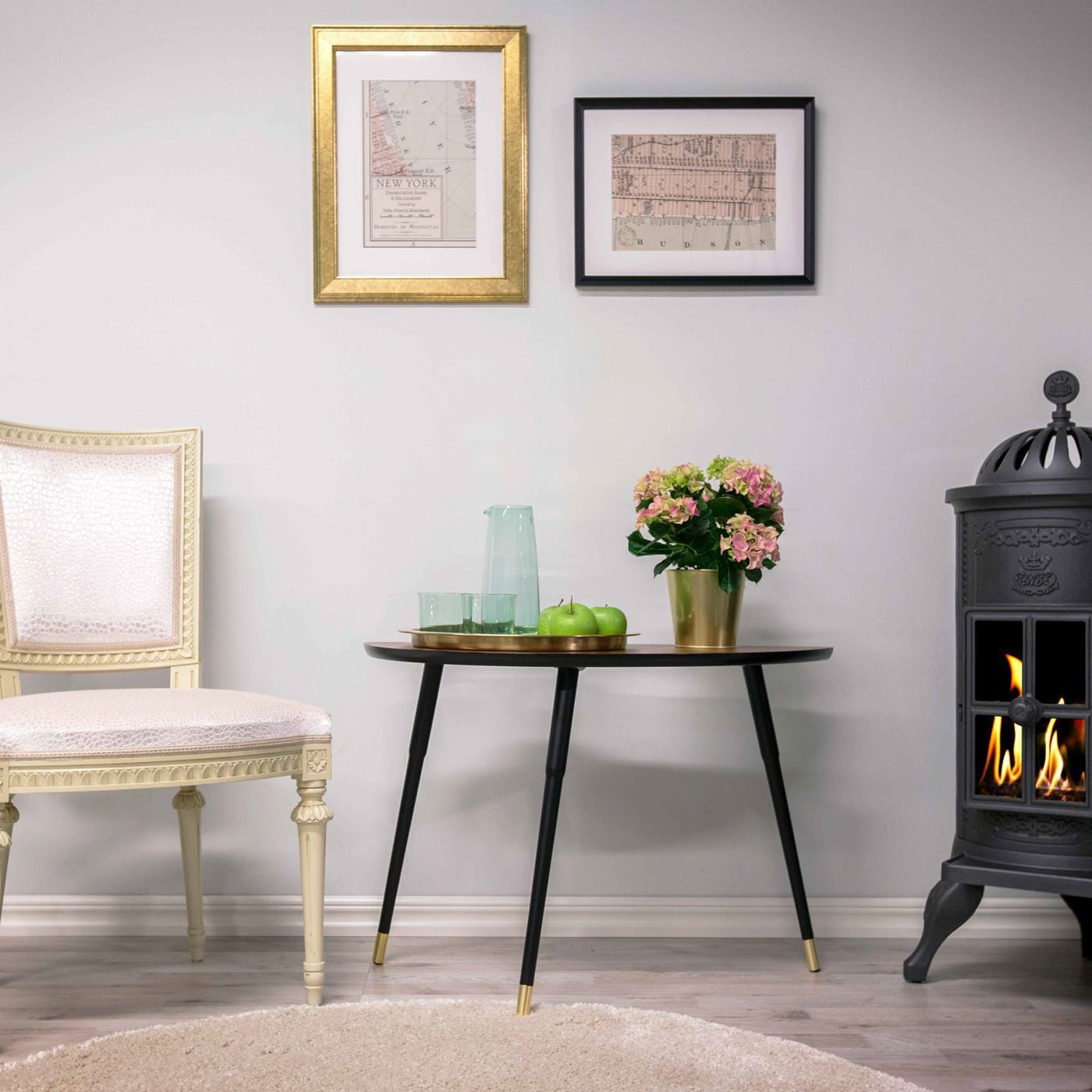 Westbo Carl Cast Iron Traditional Bioethanol Potbelly Woodburning Stove Pot belly Fire at The Stove House, your local bio ethanol fire showroom 01730810931