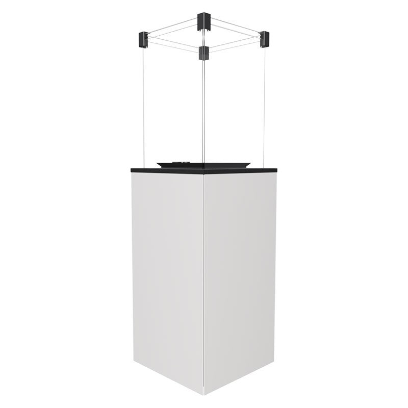 Deluxe White Outdoor Gas Fireplace - Patio Heater - The Stove House Ltd - 01730 810931
