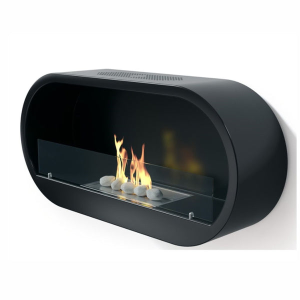 Marlow Bioethanol Gloss Black Contemporary Fire - The Stove House Midhurst Nr Chichester West Sussex