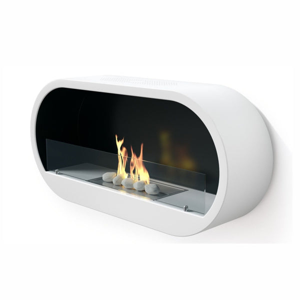 Marlow Bioethanol White Contemporary Fire - The Stove House Midhurst Nr Chichester West Sussex