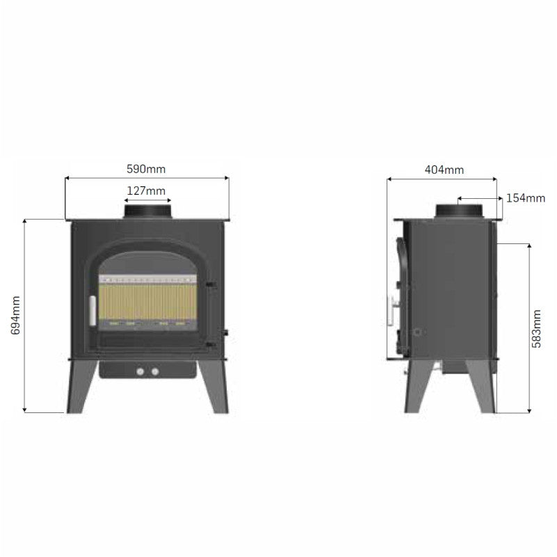 Cleanburn Skagen 5 - The Stove House