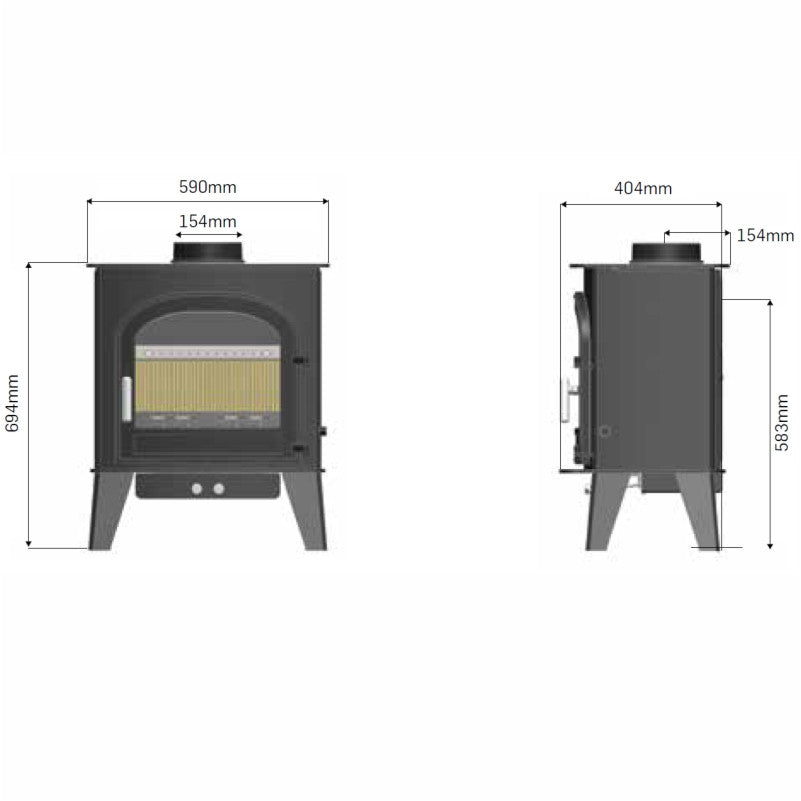 Cleanburn Skagen 6 - The Stove House