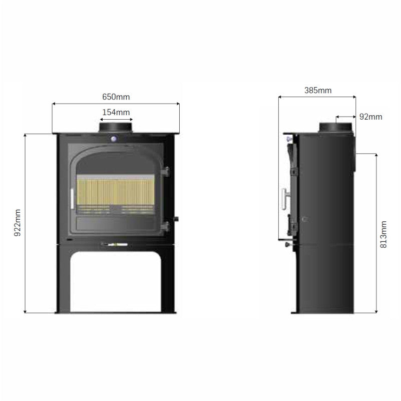 Cleanburn Sonderskoven Euro - The Stove House