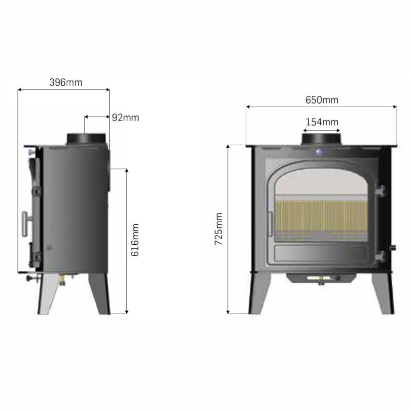 Cleanburn Sonderskoven Traditional - The Stove House
